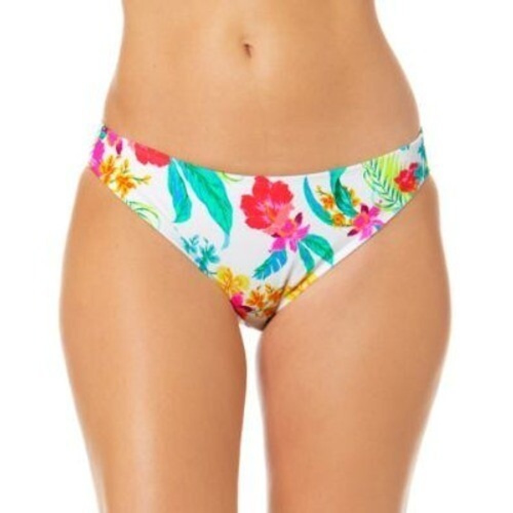 Salt Cove Bikini Bottom Floral Hipster Swimsuit Tropical Bright Summer Size S - Picture 2 of 6